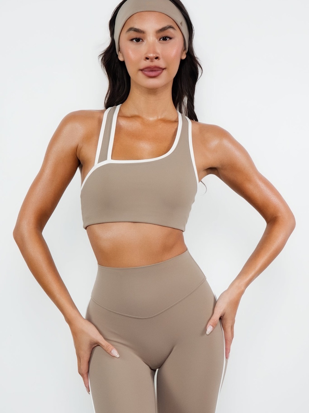Cloud II Swoop Bra Cashew Contrast